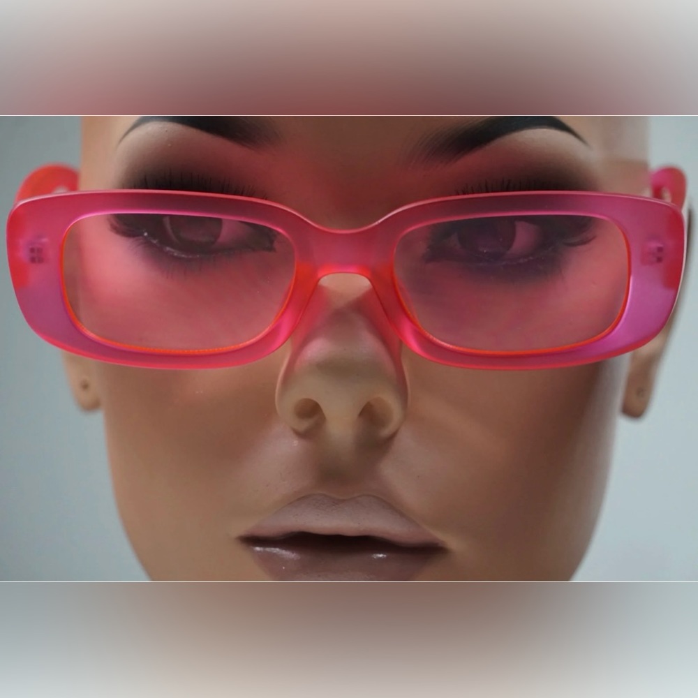 Hot Pink Sunglasses - Picture 2 of 6